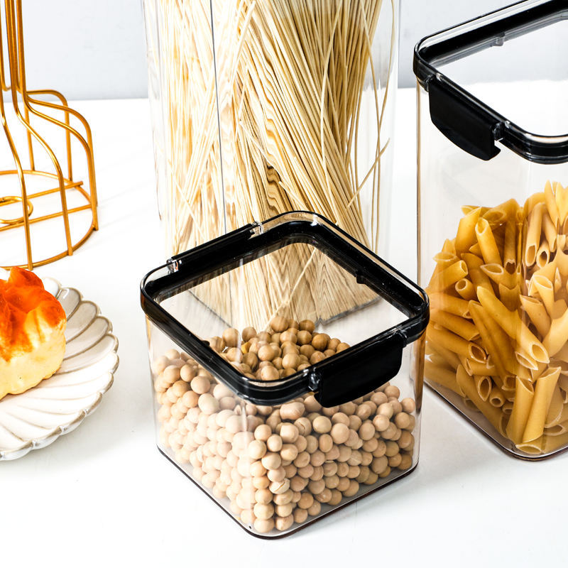 6 Piece Plastic Grain Containers