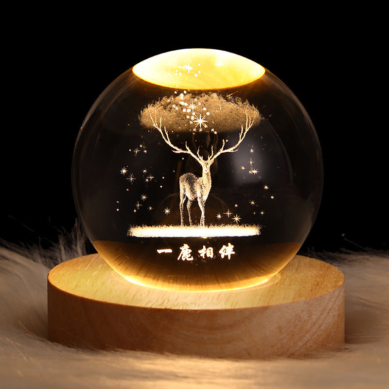 Sky And Moon Crystal Ball