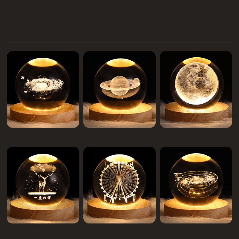 Sky And Moon Crystal Ball
