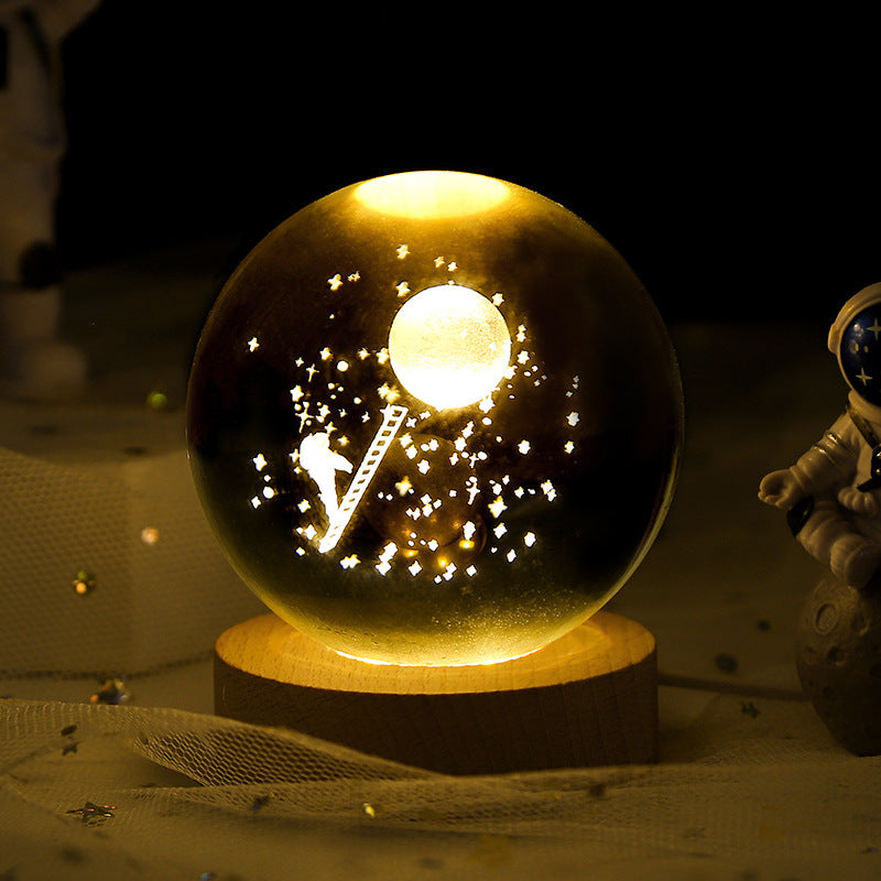 Sky And Moon Crystal Ball