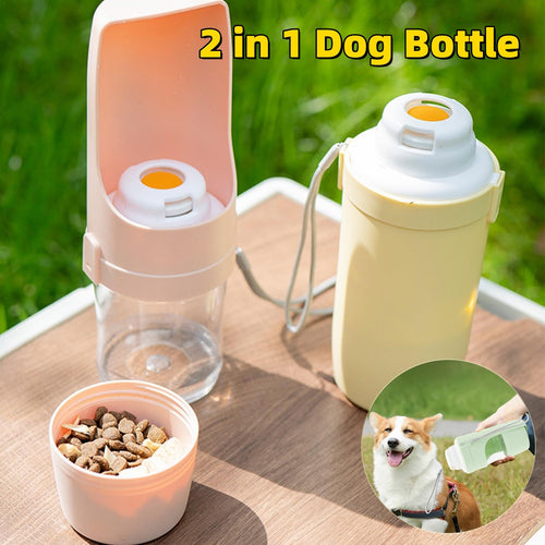 2 In 1 Travel Dog Water Bottle
