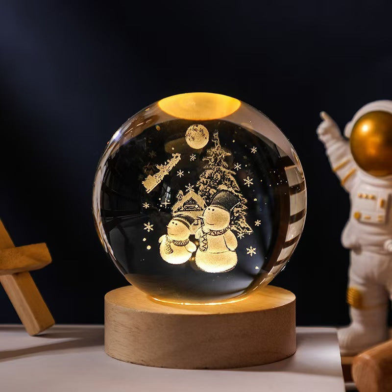 Sky And Moon Crystal Ball