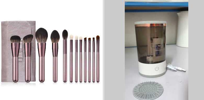 Eye Shadow Brush Cleaning