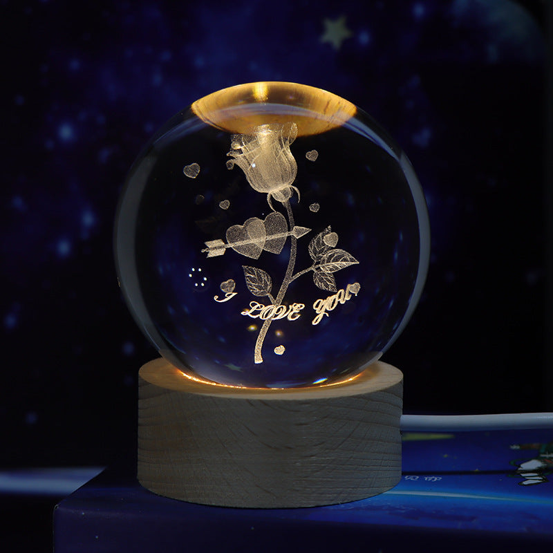 Sky And Moon Crystal Ball