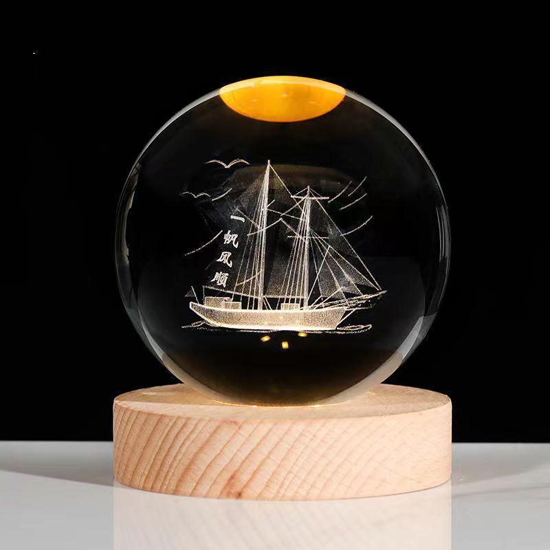 Sky And Moon Crystal Ball