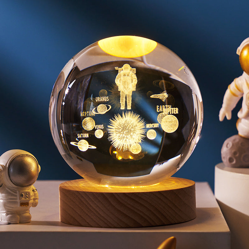Sky And Moon Crystal Ball