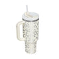 Tumbler With Handle Straw Insulated