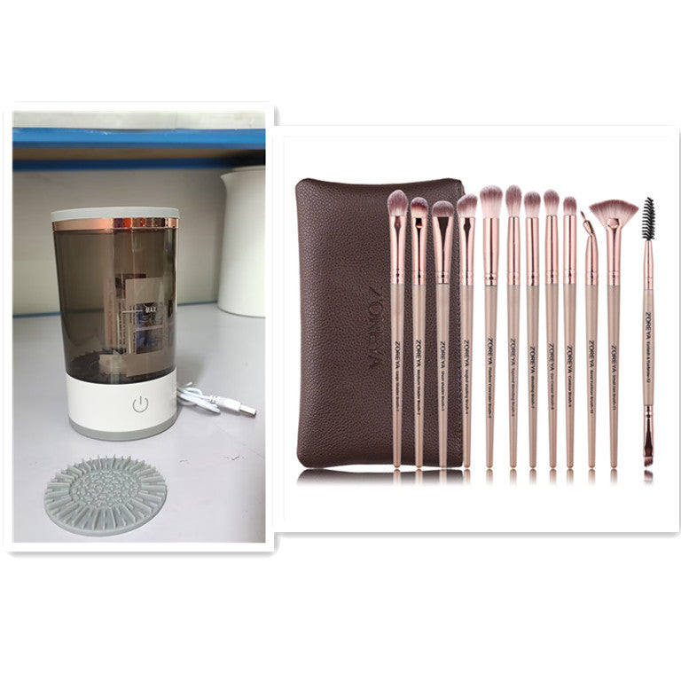 Eye Shadow Brush Cleaning